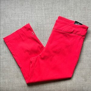Counterparts Red Capri Pants NWT M